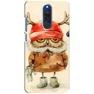 Чехлы с принтом СОВЫ для Xiaomi Redmi 8 (Сова в шапке)