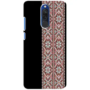 Силиконовый Чехол на Xiaomi Redmi 8 с картинкой Вышиванки (Стильная вишиванка)