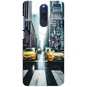 Силиконовый бампер (Работники) на Xiaomi Redmi 8 (Такси)