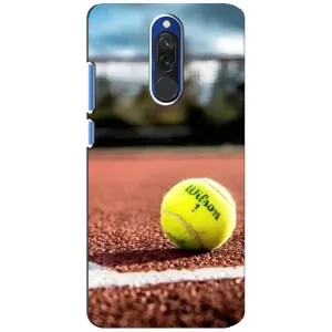 Чохли з прінтом Спортивна тематика для Xiaomi Redmi 8 (Тенісний корт)