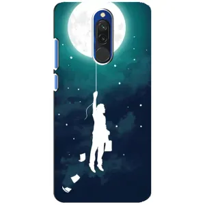 Чехол (ТПУ) с планетами на Xiaomi Redmi 8 (To The moon)