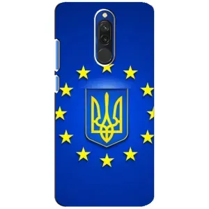 Чехол с Украинской символикой на Редми 8 (Украина это Европа)