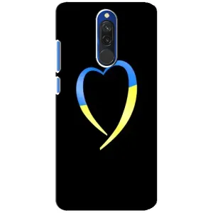Силиконовый Чехол на Xiaomi Redmi 8 (Я-Украина) (Украинское сердце)