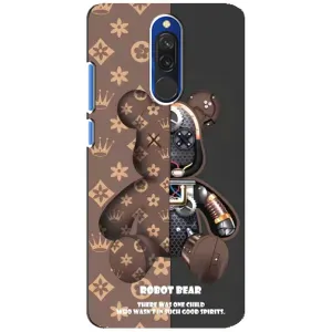 Силиконовый чехол для Xiaomi Redmi 8 (Медмедь Луи Виттон)