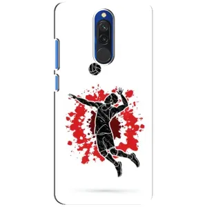 Чохли з прінтом Спортивна тематика для Xiaomi Redmi 8 (Волейболіст)