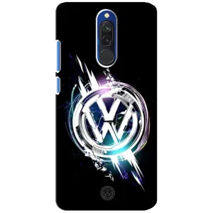Чехол "Фольксваген" для Xiaomi Redmi 8 (Volkswagen на черном)