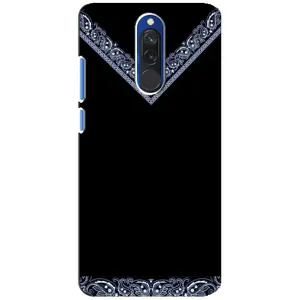Силиконовый Чехол на Xiaomi Redmi 8 (Воротник вышиванки)
