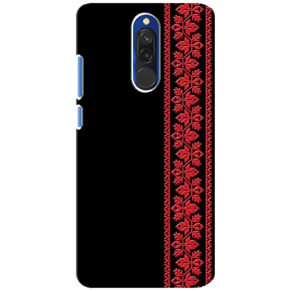 Чехол с рисунком «Вышиванка на черном» для Xiaomi Redmi 8 Чехол с рисунком «Вышиванка на черном» для Xiaomi Redmi 8