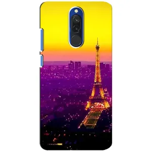 Чохол Ейфелева Вежа на Xiaomi Redmi 8 (Яскрава башня)