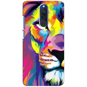 Чехол с картинкой на Xiaomi Redmi 8 (Яркий Лев)
