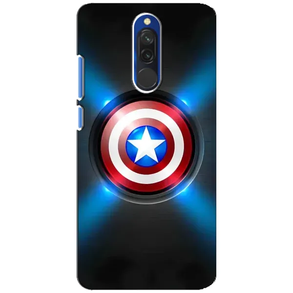 Чехол с рисунком «Яркий Щит Капитана» для Xiaomi Redmi 8 Чехол с рисунком «Яркий Щит Капитана» для Xiaomi Redmi 8