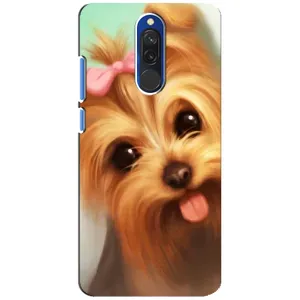 Чехол (ТПУ) Милые собачки для Xiaomi Redmi 8 (Йоршенский терьер)