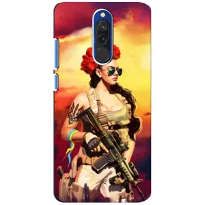 ЗСУ Чехлы (TPU) для Xiaomi Redmi 8 (Женщина солдат)
