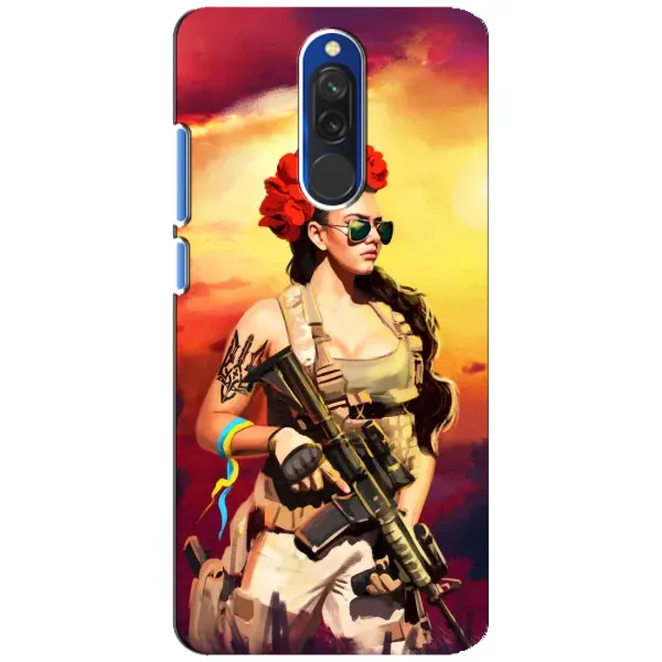 Чехол с рисунком «Женщина солдат» для Xiaomi Redmi 8 Чехол с рисунком «Женщина солдат» для Xiaomi Redmi 8