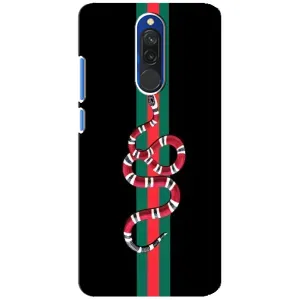 Чехлы Бренд GUCCI для Xiaomi Redmi 8 (Змей Гуччи)