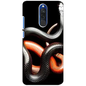 Чехлы с изображением разных животных для Xiaomi Redmi 8 (Змея)