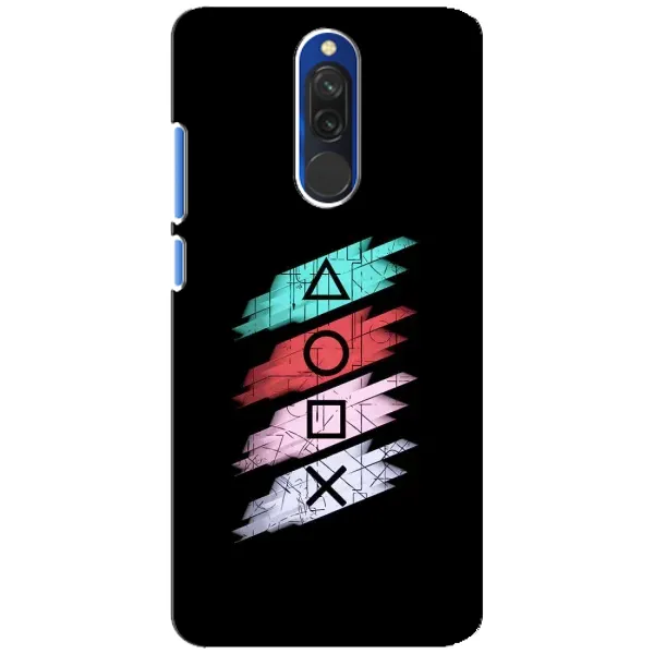 Чехол с рисунком «Значки Sony» для Xiaomi Redmi 8 Чехол с рисунком «Значки Sony» для Xiaomi Redmi 8
