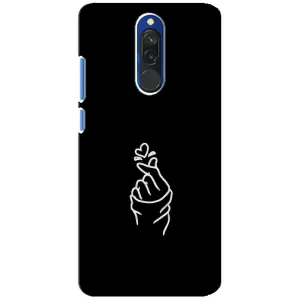 Чехлы (Знак сердечка) на Xiaomi Redmi 8 (Знак Сердечка)