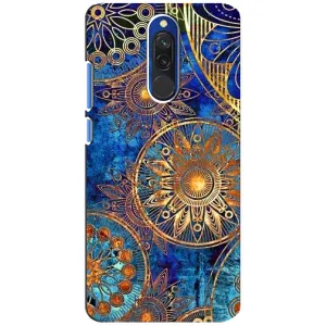Чехлы со смыслом для Xiaomi Redmi 8 (Золотые узоры)