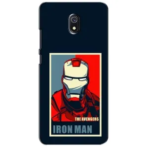 Чехол Супергерой Железный человек на Xiaomi Redmi 8A (Art Iron man)