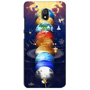 Чохол (ТПУ) з планетами на Xiaomi Redmi 8A (Арт планети)