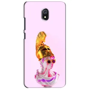 Чехол с Прикольным принтом на Xiaomi Redmi 8A (АРТ Статуя)