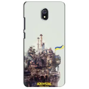 Чехлы на военную тематику для Xiaomi Redmi 8A (Азовсталь)