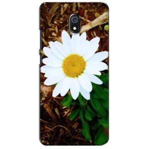 Чехол с ромашками на Xiaomi Redmi 8A (Белая ромашка)