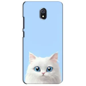 Чохол на тематику: Коти для Xiaomi Redmi 8A (Білий кіт)