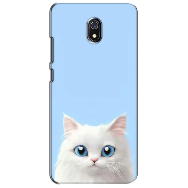 Чехол с рисунком «Белый кот» для Xiaomi Redmi 8A Чехол с рисунком «Белый кот» для Xiaomi Redmi 8A