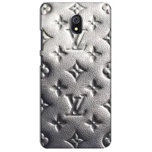 Текстурный Чехол Louis Vuitton для Редми 8а (Бежевый ЛВ)