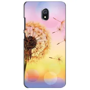Силиконовый Чехол с одуванчиками на Xiaomi Redmi 8A (Цветок-одуванчик)