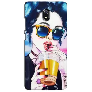 Чохол з картинкою Модні Дівчата Xiaomi Redmi 8A (Дівчина з коктейлем)