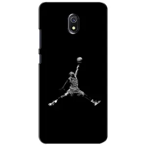 Силиконовый Чехол Nike Air Jordan на Редми 8а (Джордан)