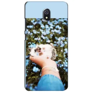 Чохли з зображенням різних тварин на Xiaomi Redmi 8A (Їжачок в руці)