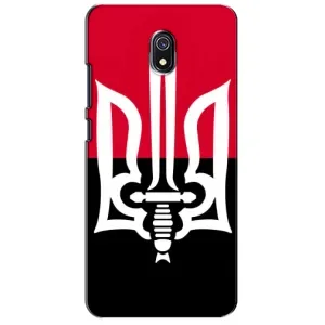 Чехлы УПА (Красно-Чёрный) на Xiaomi Redmi 8A (Герб Украины)