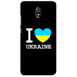 Чохол з Українською символікою на Редмі 8а (I Love Ukraine)