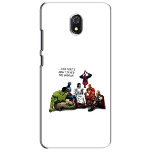 Чехлы для Xiaomi Redmi 8A (Для Христиан) (Иисус супергерой)