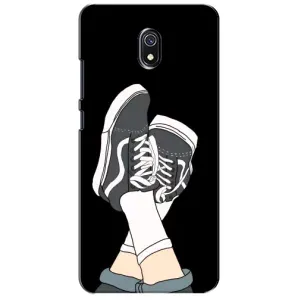 Чехол с Прикольным принтом на Xiaomi Redmi 8A (Кеды)