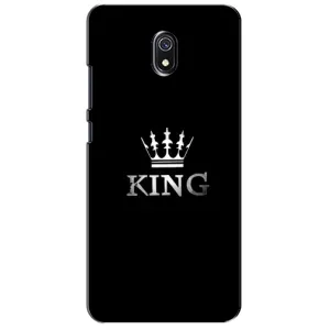 Чохол (Корона на чорному фоні) для Редмі 8а (KING)