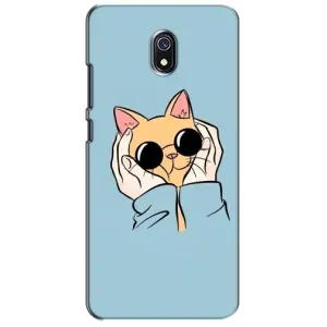 Бампер з зображенням Котиків для Редмі 8а (КОТИК в окулярах)