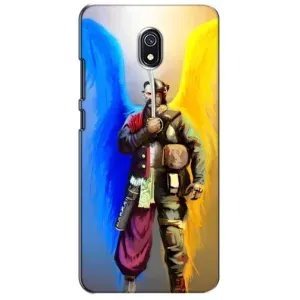 Чехол с картинкой (Патриотический КОЗАК) на Xiaomi Redmi 8A (Козак с крыльями)
