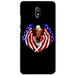 Чохол Прапор USA для Xiaomi Redmi 8A (Крила США)