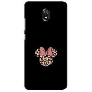 Чехол с леопардовым принтом на Xiaomi Redmi 8A (Леопардовая Минни)