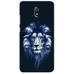 Чохол з картинкою на Xiaomi Redmi 8A (Лев – синій)