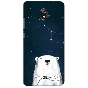 Силіконовий бампер з картинкою звірів для Xiaomi Redmi 8A (Ведмедиця)