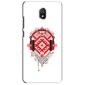 Силиконовый Чехол на Xiaomi Redmi 8A с картинкой Вышиванки (Модная вышиванка)
