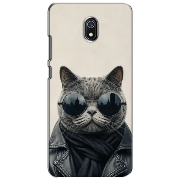 Чехол с рисунком «Модный кот» для Xiaomi Redmi 8A Чехол с рисунком «Модный кот» для Xiaomi Redmi 8A