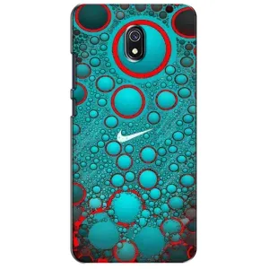 Силиконовый Чехол на Xiaomi Redmi 8A с картинкой Nike (Найк зеленый)