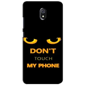 Чехол с Прикольным принтом на Xiaomi Redmi 8A (Не трогай мой телефон)